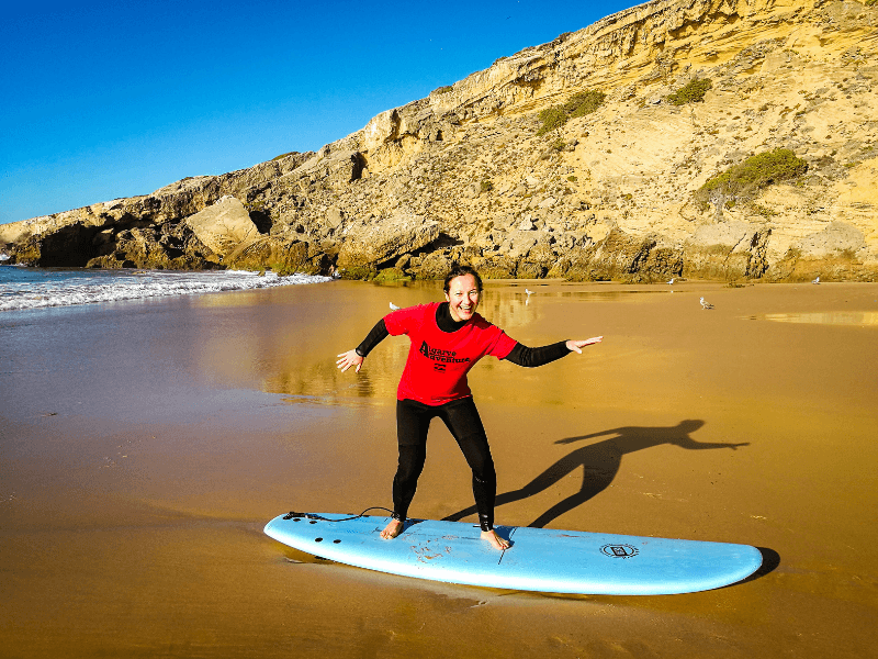 Algarve Girls Surf Camp surfing