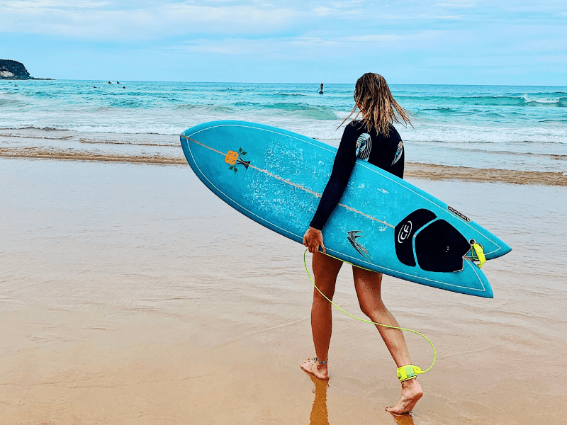 surferka Ola w Brazylii